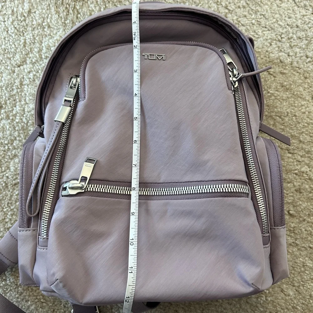Tumi Lavender Gray medium Celina Backpack